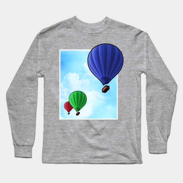 Hot Air Balloons Long Sleeve T-Shirt by McNutt